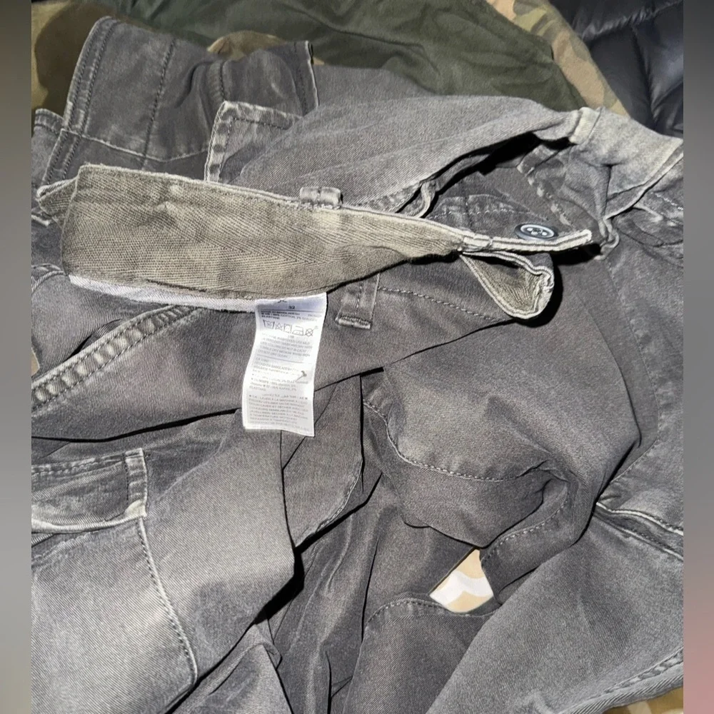 Old Navy I Men's I Cargo I Utility Style I Stone-washed I Black-charcoal